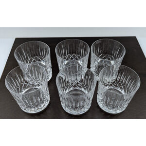 Edinburgh Crystal Appin Whiskey Glass Set of 6 Glasses 3-1/4" Scotland